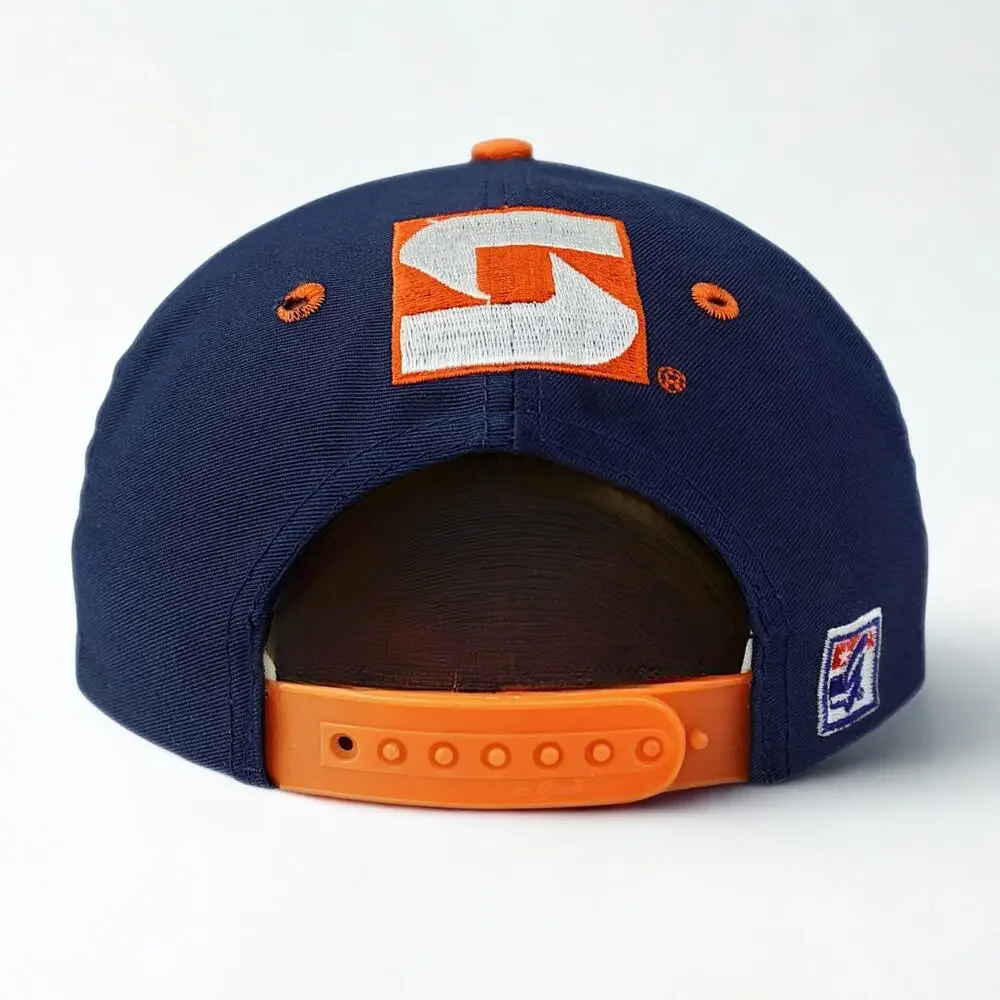 Syracuse University Orange The Game Snapback Hat Green Underbill Vintage 90’s